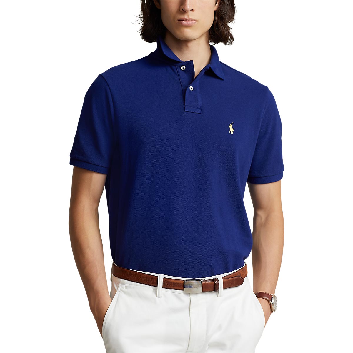 Polo Ralph Lauren Slim Fit Mesh Polo Shirt